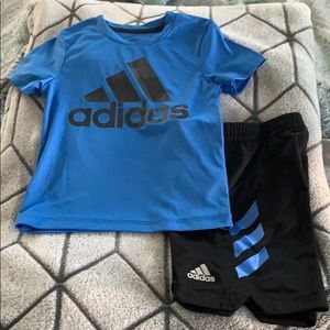 Boys Adidas outfit.